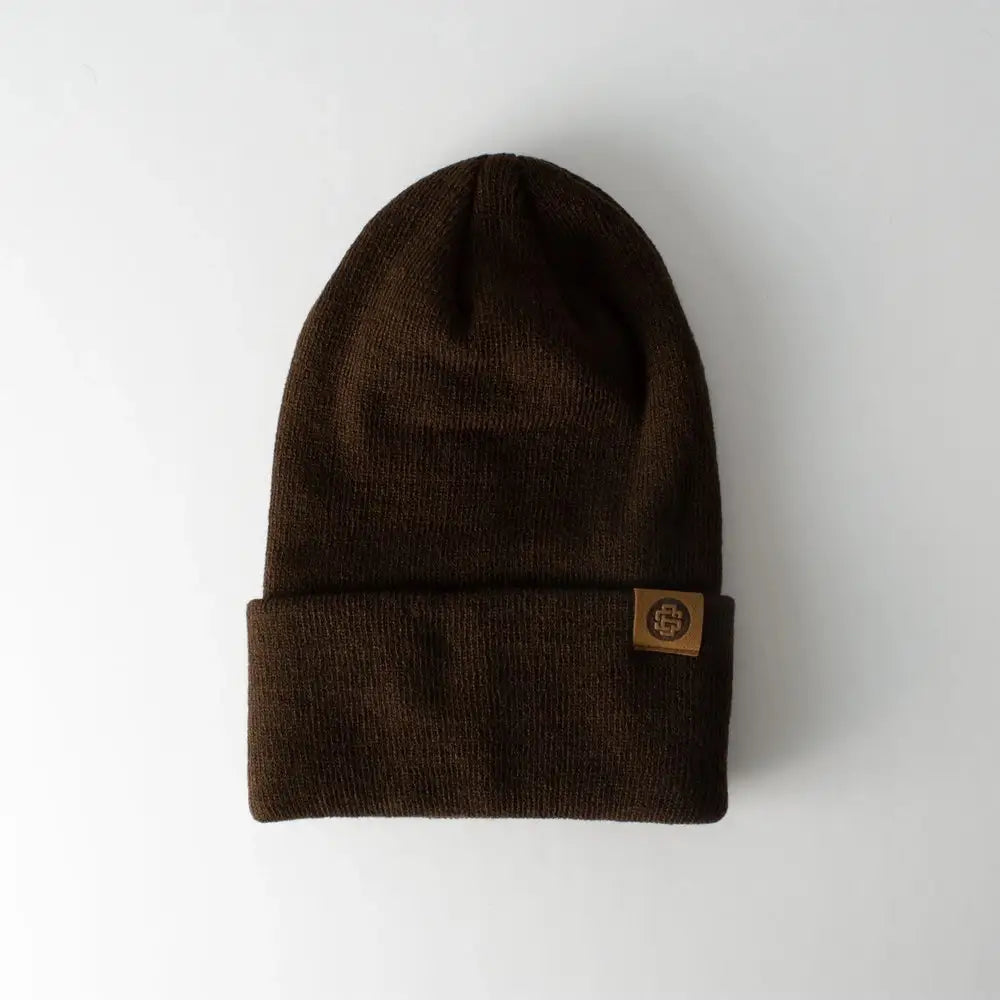 Spacecraft Otis Tall Beanie - Brown