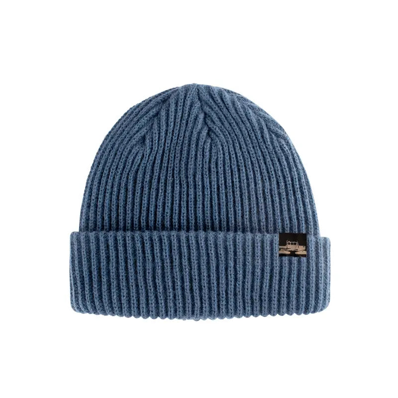 Spacecraft Slackline Cuff Beanie - Blue