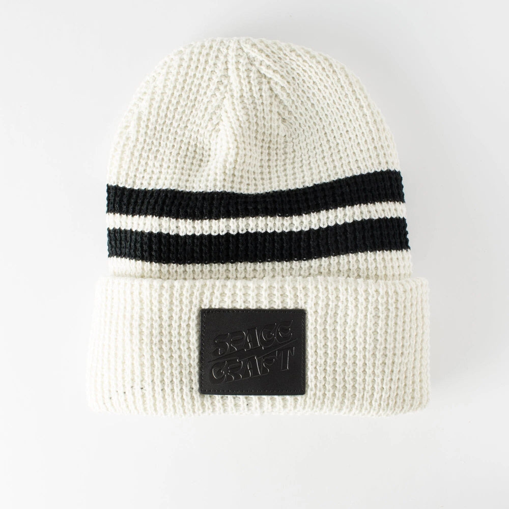 Spacecraft Striped Index Beanie Grey 