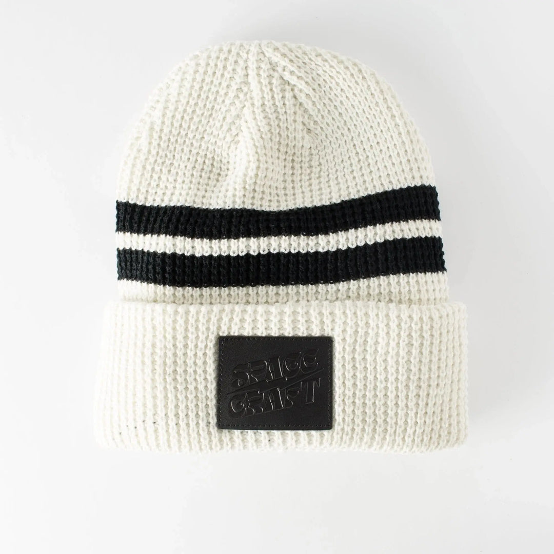 Spacecraft Striped Index Beanie Grey 