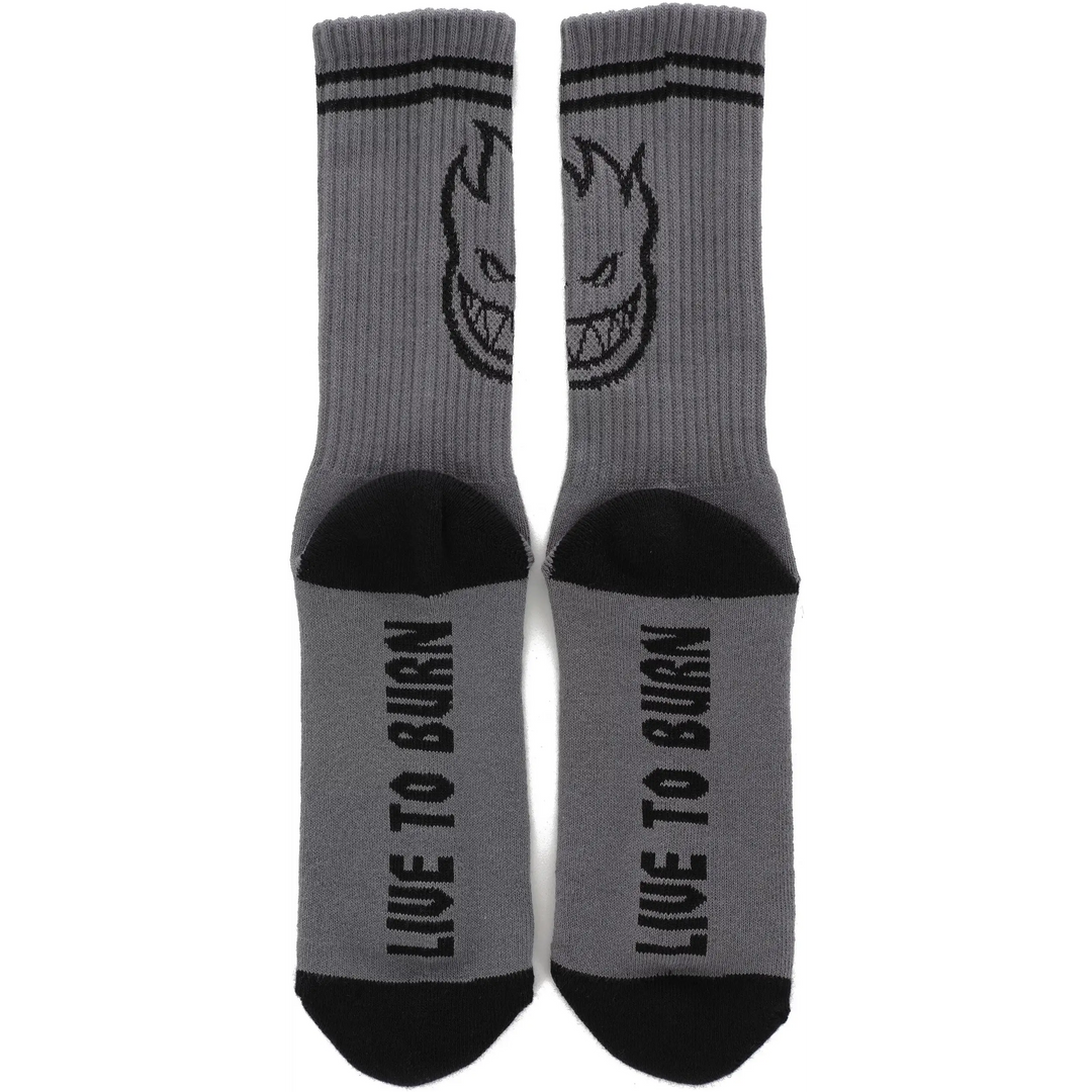 Spitfire Bighead Socks - Charcoal / Black 
