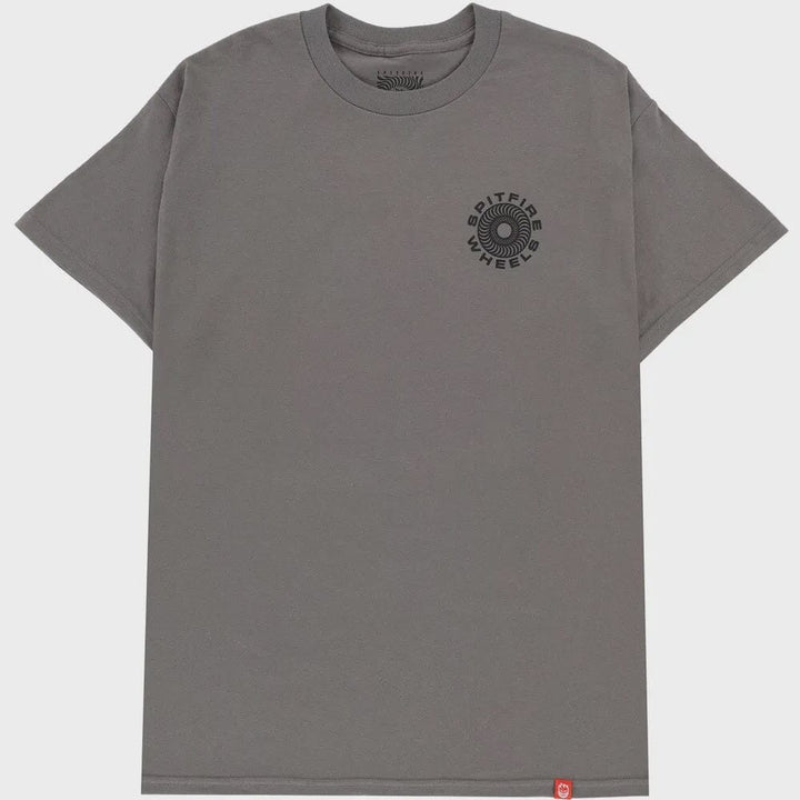Spitfire Classic '87 Swirl Fill T-Shirt - Charcoal 