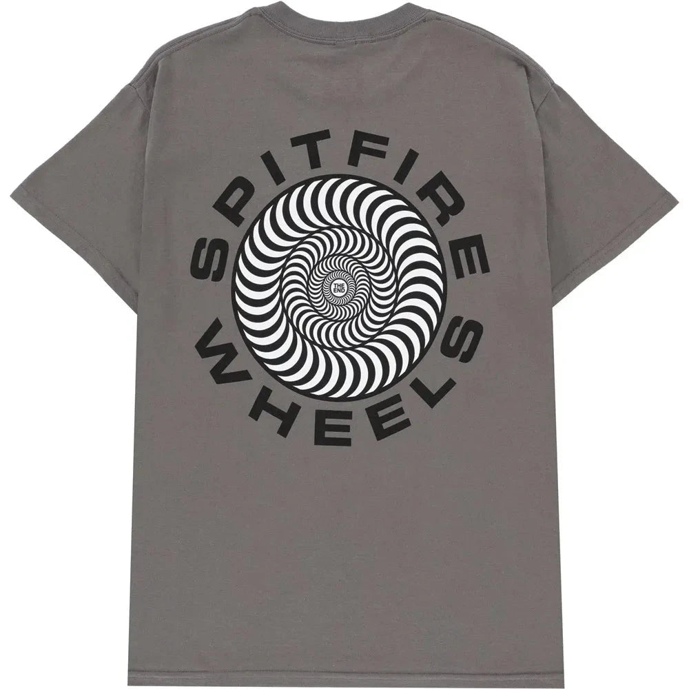Spitfire Classic '87 Swirl Fill T-Shirt - Charcoal 