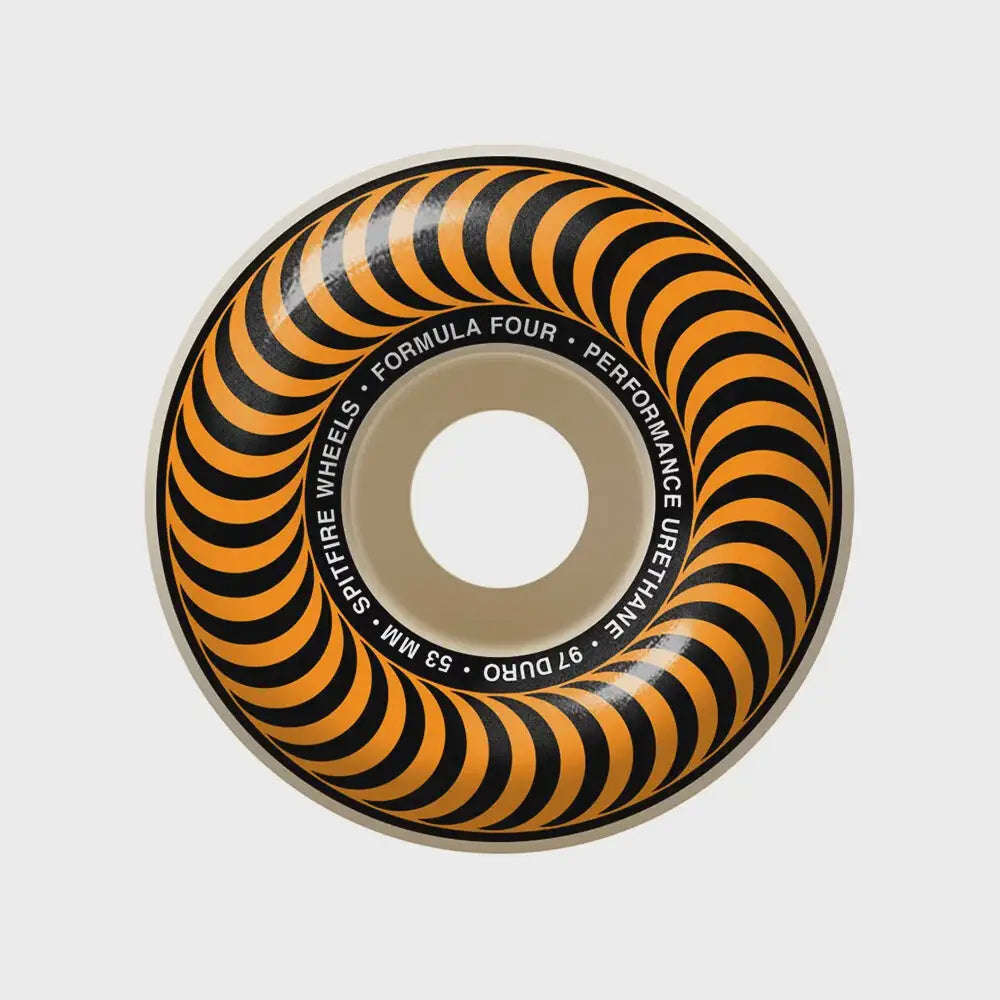 Spitfire F493 Classic Skate Wheels - Orange - 53mm