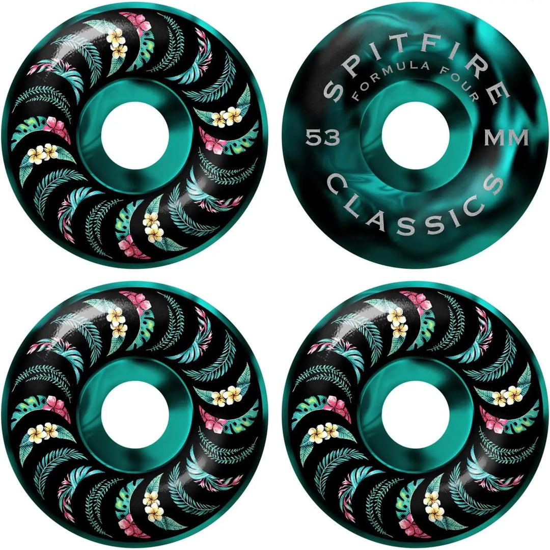 Spitfire F499 Floral Classic Skate Wheels - 53mm