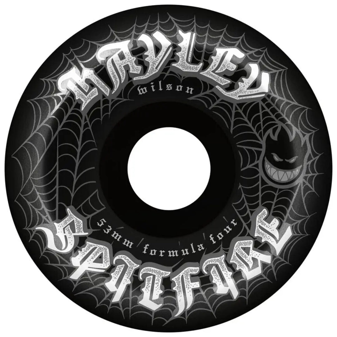 Spitfire F499 Hayley Wilson Webbed Conical Full Skate Wheels - Black 