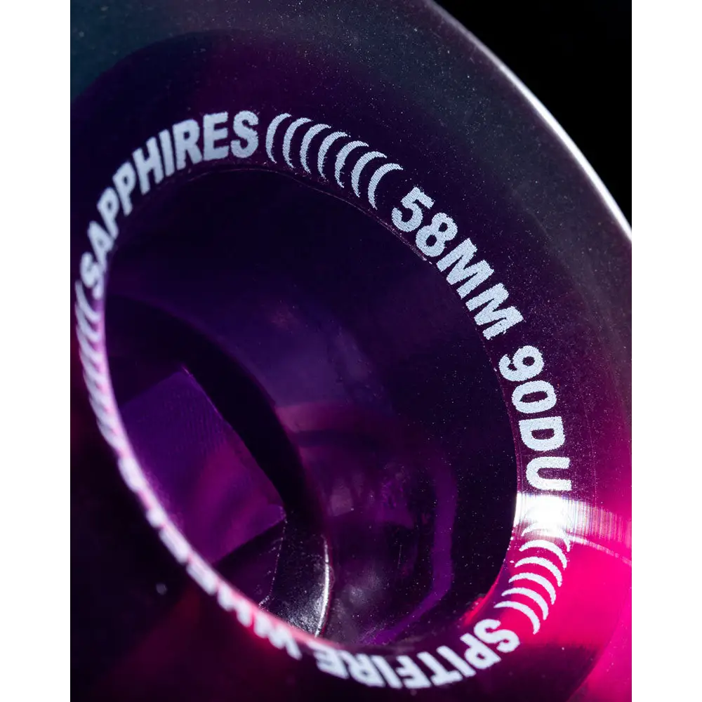 Spitfire Sapphire Radial Skate Wheels - Purple - 58mm