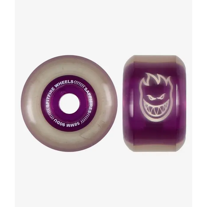 Spitfire Sapphire Radial Skate Wheels - Purple - 58mm