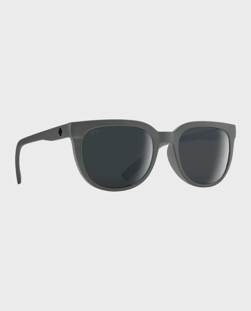 Spy Bewilder Polarised Sunglasses Matte Gunmetal / Grey Polar w / Black Spectra Mirr 