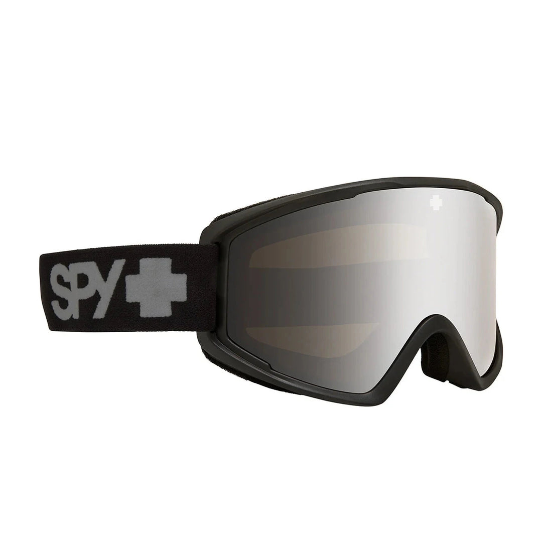 Spy Crusher Elite Snow Goggles 2026 Eco Matte Black / Silver Mirror 