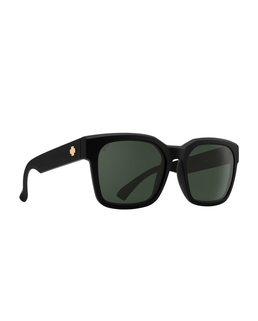 Spy Dessa Sunglasses Soft Matte Black / Happy Grey Green 