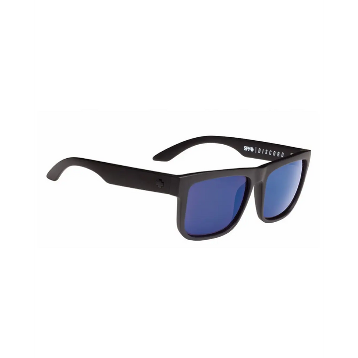 Spy Discord Polarised Sunglasses Matte Black / Happy Bronze Polar w Blue Spectra 