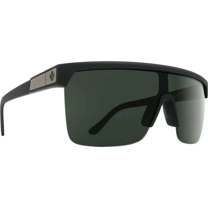 SPY FLYNN 5050 SUNGLASSES Soft Black / HD Plus Grey Green 
