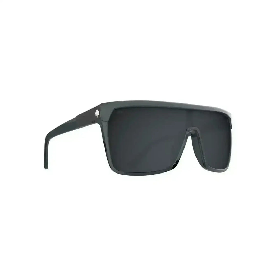 Spy Flynn Sunglasses - Translucent Gunmetal / Happy Gray Gunmetal Mirror