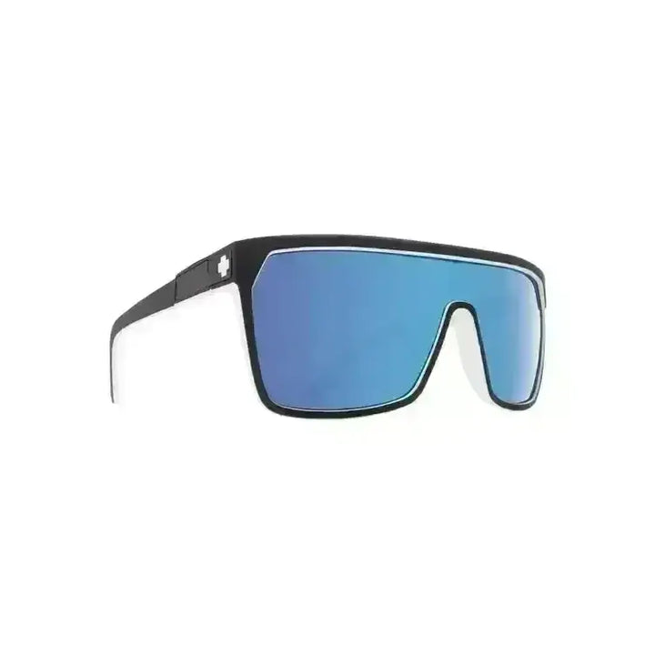 Spy Flynn Sunglasses Whitewall / Happy Grey Green w Light Blue Spectra 