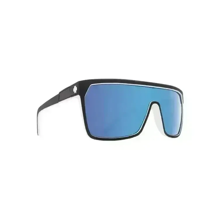 Spy Flynn Sunglasses Whitewall / Happy Grey Green w Light Blue Spectra 