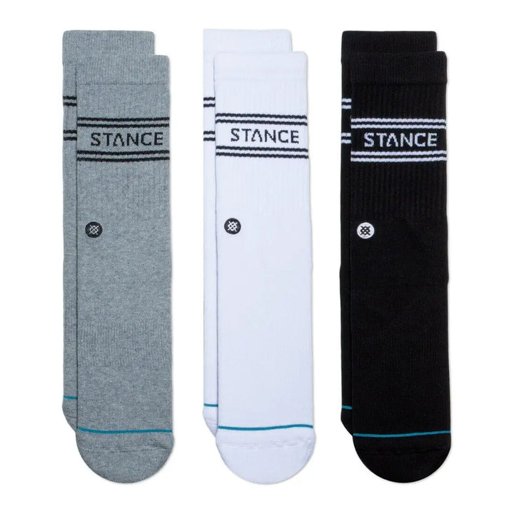 Stance Basic Crew 3 Pack Socks Multi Colour M 