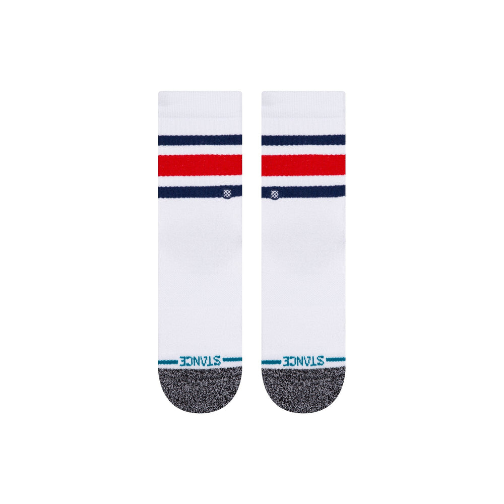Stance Boyd St Youth Cotton Crew Socks - White 
