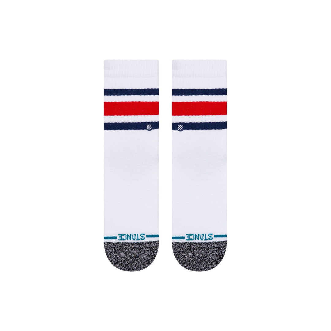Stance Boyd St Youth Cotton Crew Socks - White 