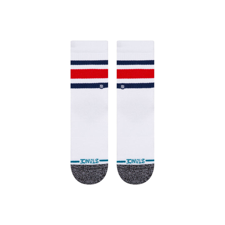 Stance Boyd St Youth Cotton Crew Socks - White 
