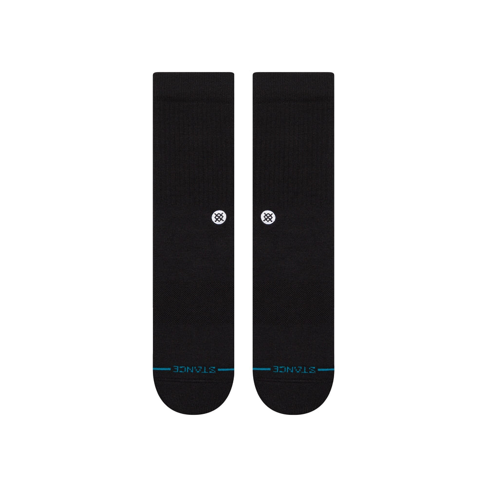 Stance Icon Crew Socks - Black / White 