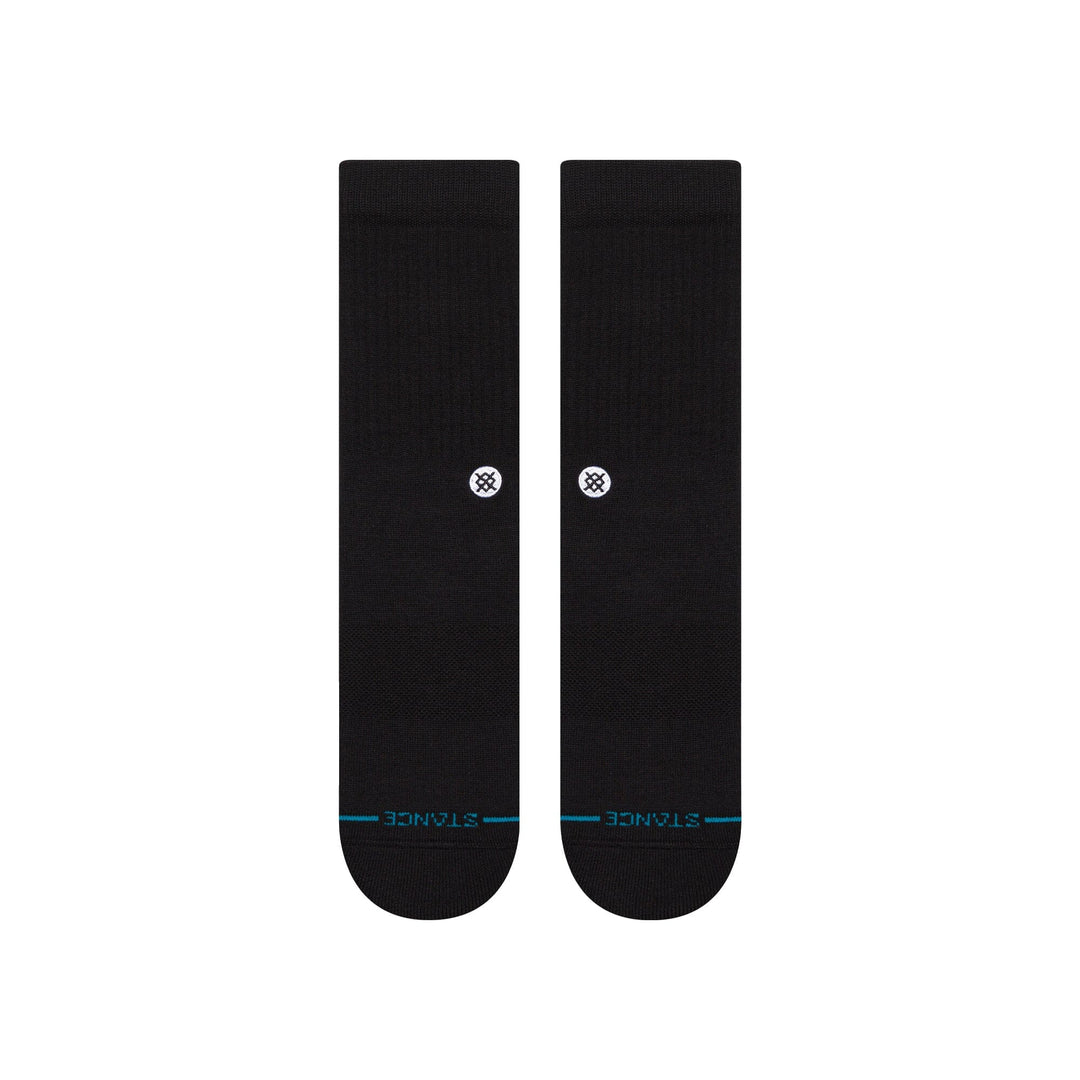 Stance Icon Crew Socks - Black / White 