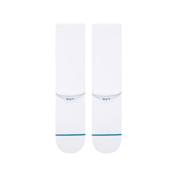 Stance Icon Crew Socks - White / Black 