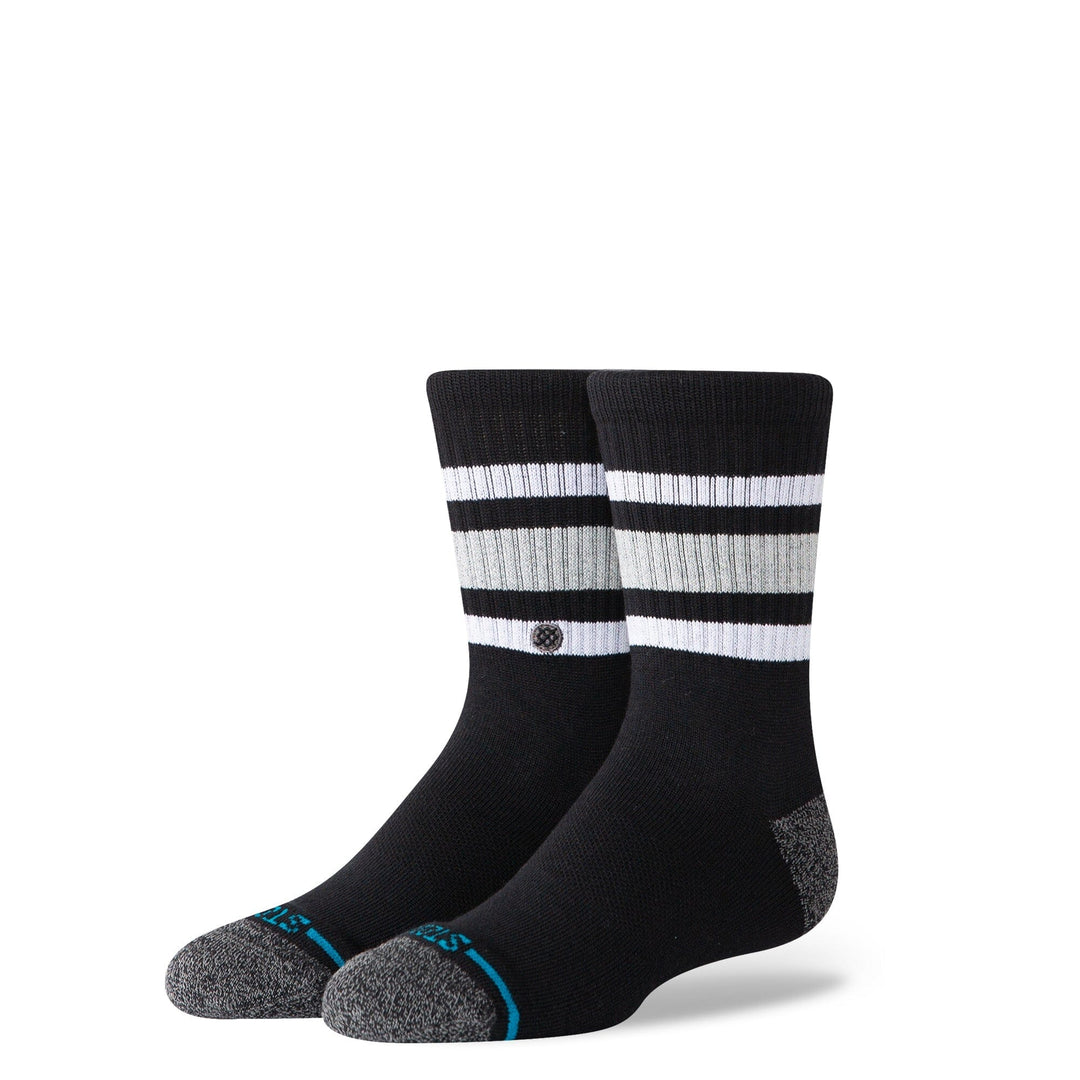 Stance Youth Boyd Cotton Crew Socks - Black 