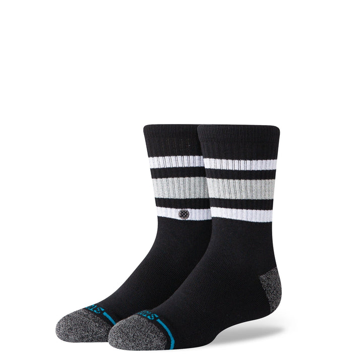 Stance Youth Boyd Cotton Crew Socks - Black 