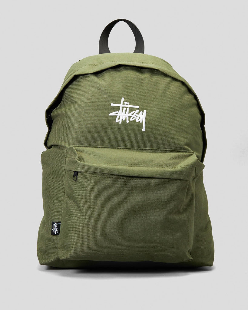 Stussy Graffiti Canvas Backpack Artichoke 