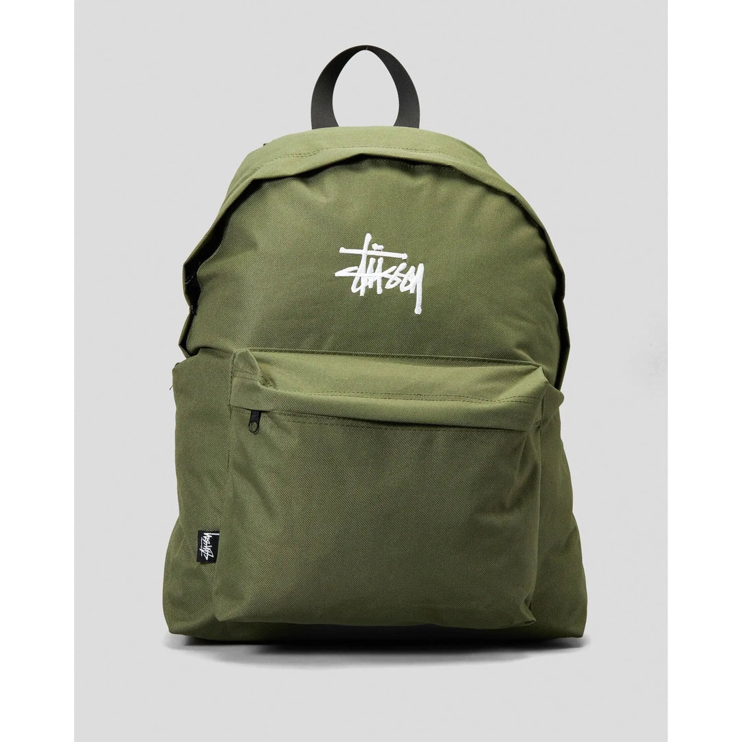 Stussy Graffiti Canvas Backpack Artichoke 