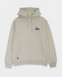 Stussy Graffiti LCB Fleece Hoody Olive Grey M 