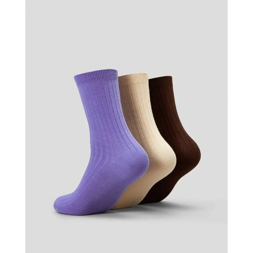 Stussy Womens Graffiti Slouch Socks 3 Pack 