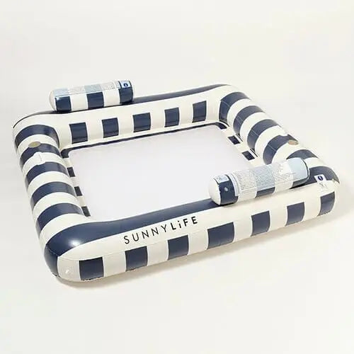 Sunnylife Deluxe Twin Hammock Le Weekend Navy Stripe 