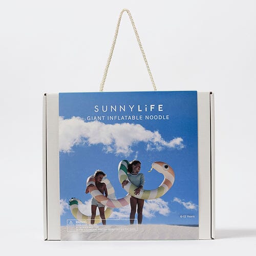 Sunnylife Giant Inflatable Noodle Poolside Sorbet Stripe 