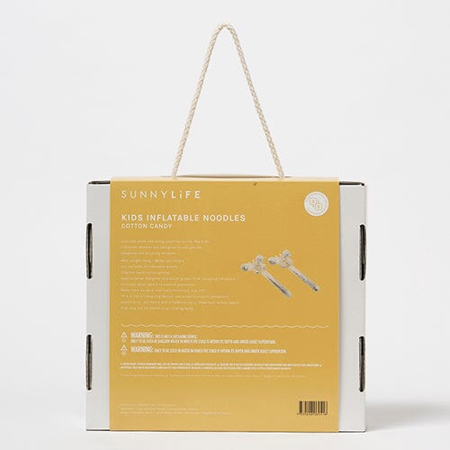 Sunnylife Kids Inflatable Noodle Cotton Candy Glitter Set of 2 