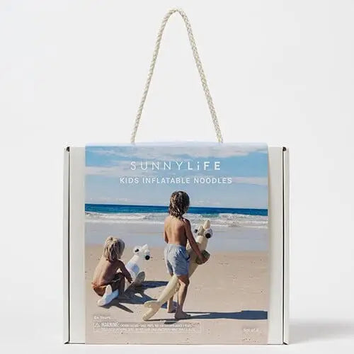 Sunnylife Kids Inflatable Noodle Finn The Fish Multi Set Of 2 