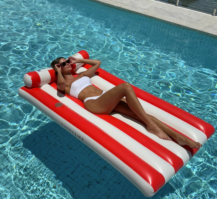 Sunnylife Luxe Lilo Red Stripe 