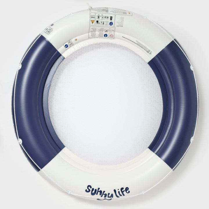 Sunnylife Luxe Twin Hammock Float - Le Weekend Navy 