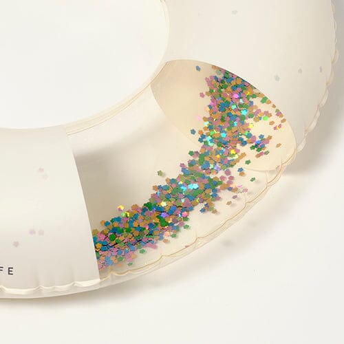 Sunnylife Tube Pool Ring Cotton Candy Stripe 