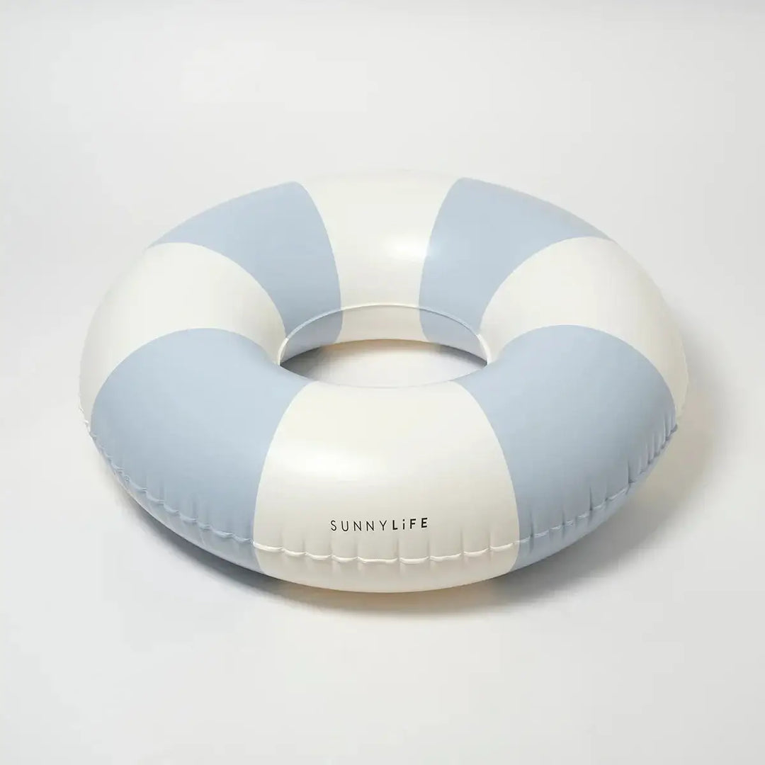 Sunnylife Tube Pool Ring Lazy Days Duck Egg Blue 