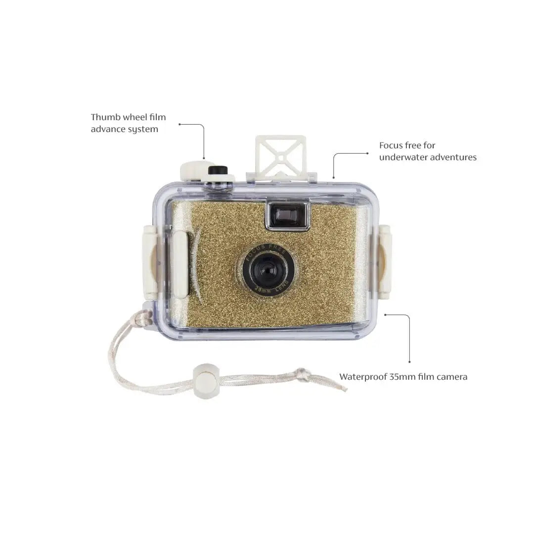 Sunnylife Underwater Camera - Glitter Gold 