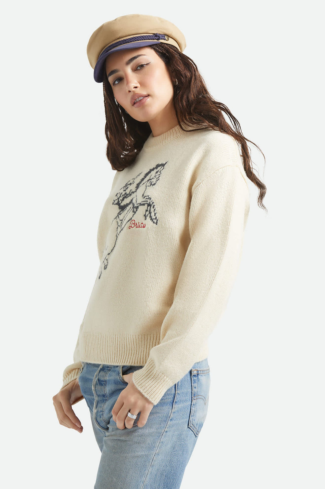 Brixton Ranching Club Crew Sweater