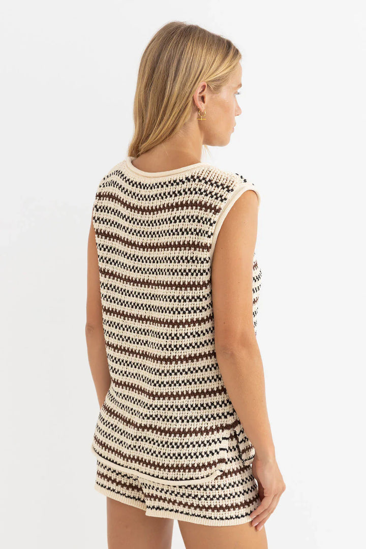 Rhythm Tami Stripe Knit Longline Tank