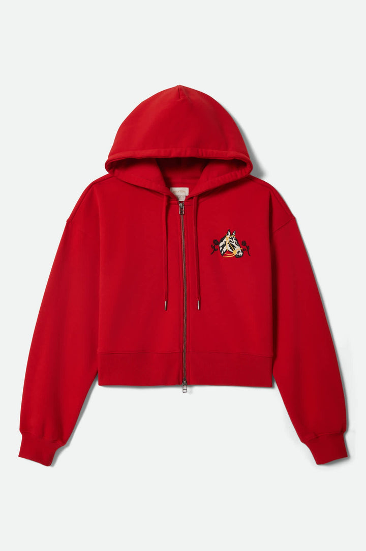 Brixton Trophy Cropped Zip Hood