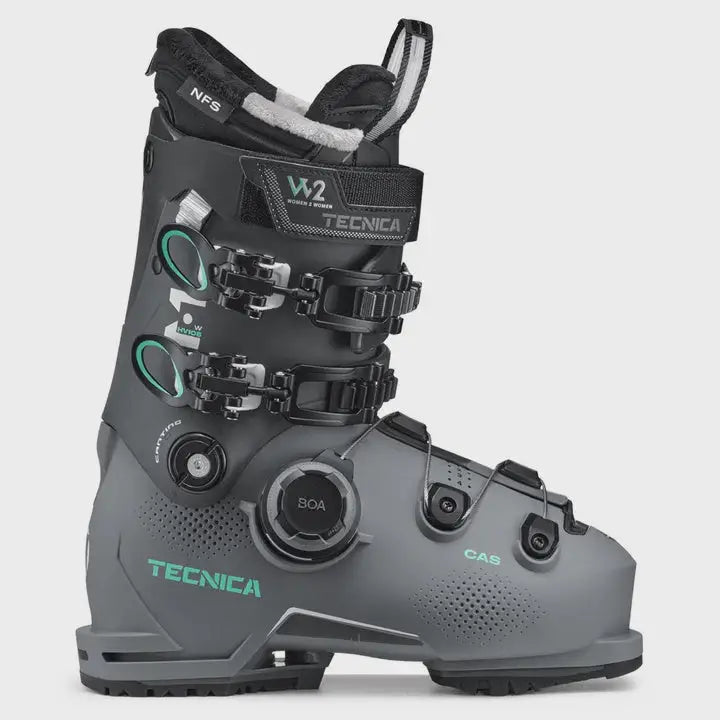 Tecnica Mach Boa HV 105 Womens Ski Boots 2025 - Sport Grey / 24.5