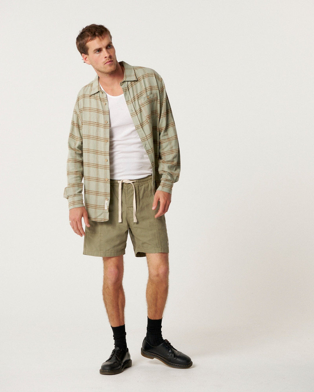 The Critical Slide Society All Day Canvas Shorts Fatigue 30 