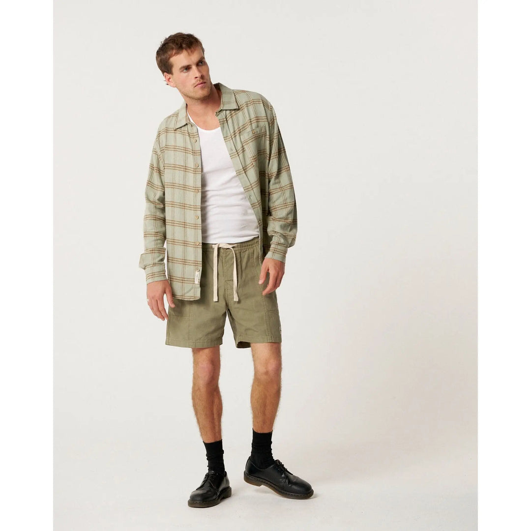 The Critical Slide Society All Day Canvas Shorts Fatigue 30 