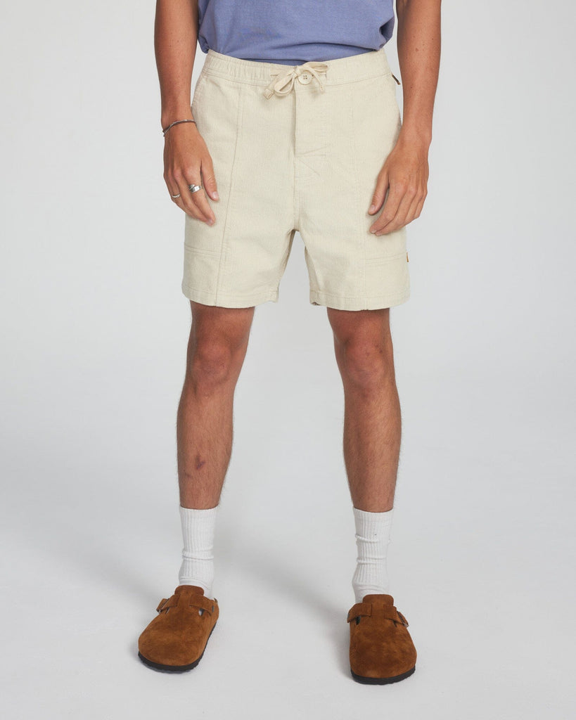 The Critical Slide Society All Day Cord Shorts Ecru 30 