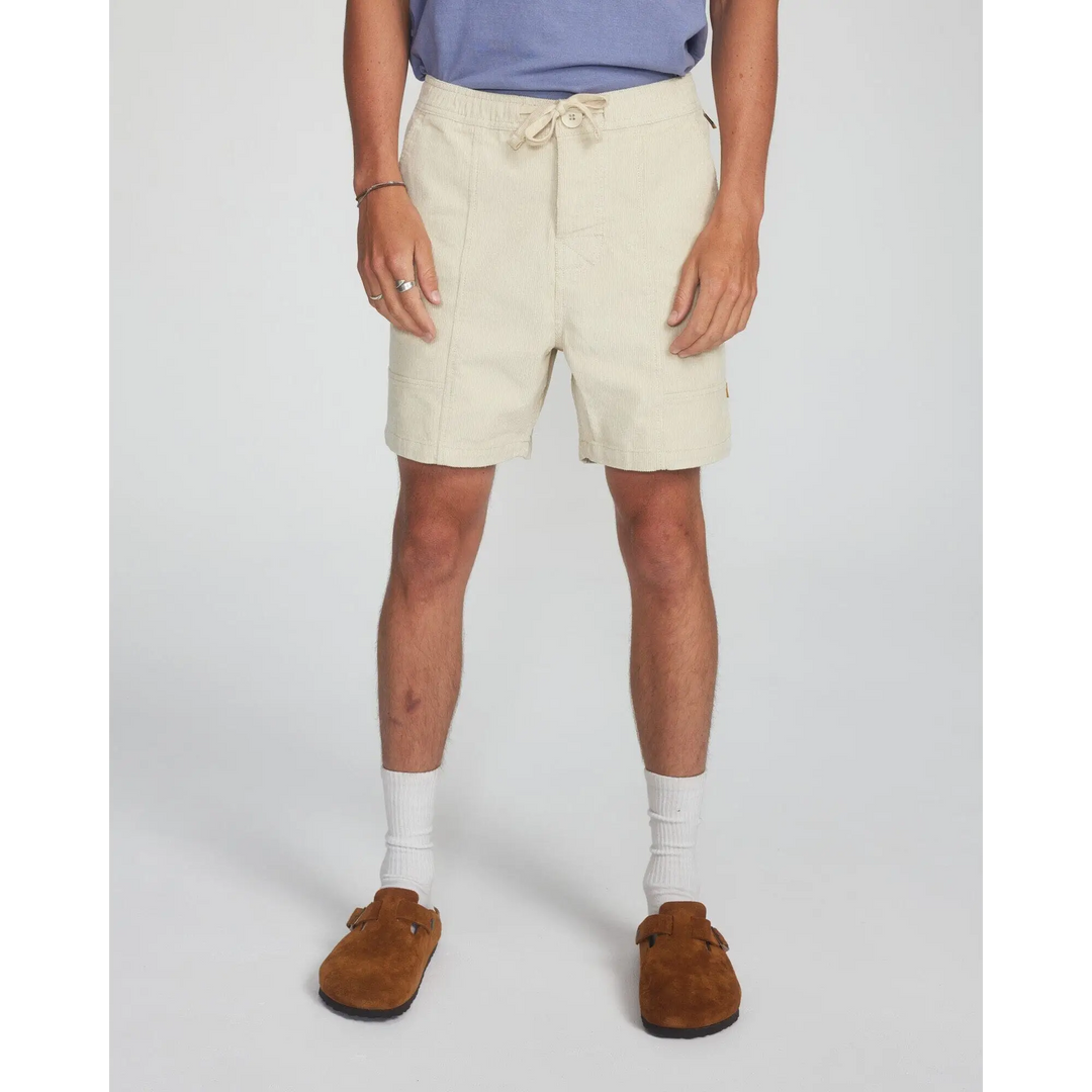 The Critical Slide Society All Day Cord Shorts Ecru 30 